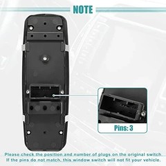 Front Left Driver Side Master Power Window Switch Fits Chrysler Pacifica