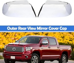 Outer Rear View Mirror Cover Cap Front Driver Passenger Side for Tundra Chrome