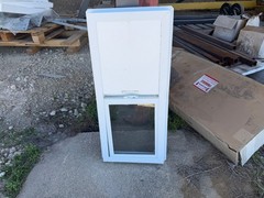 TAFCO WINDOW 32×14 White Aluminum Trailer Screen Windows