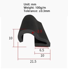 Self Adhesive Seal Strip Window Door Gasket Weather Seal Silicone Rubber/PU