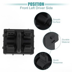 Front Left Window Switch for Jeep Wrangler 2007-2010 4602756AB