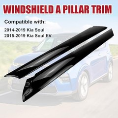 FEXON Windshield A-Pillar Trim Molding Set Compatible with 2014-2019 Kia Soul…