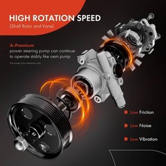 Power Steering Pump Compatible with Dodge Dakota Durango 2000 2004 Brand New