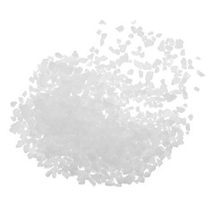 1 Set Durable Microwave Kiln Ready White Glass Pieces for DIY Jewelry Craft
