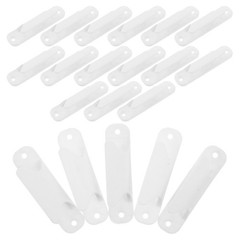 Durable White Plastic Sliding Door Pull Handles for Furniture and Cabinets