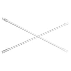 2 Pcs Drapery Pull Rod Blinds Stick Replacement Pack Curtain Hook Wand with