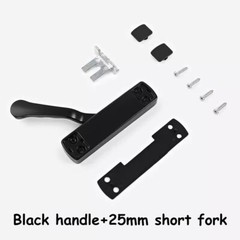 Left right Universal Aluminum Alloy Internal & External Flat Handle For Window