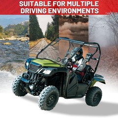 StarknightMT Pioneer Full Windshield Scratch-resistant Front Windshield Compa…