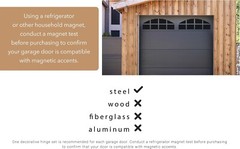 Customizable Magnetic Panels for Garage Windows – 32 Matte Black Pieces Included