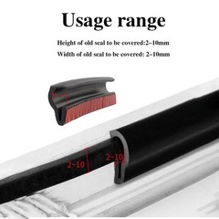 Self-Adhesive Silicone/PU Door Window Weatherstripping Noise Proof Sealing Strip