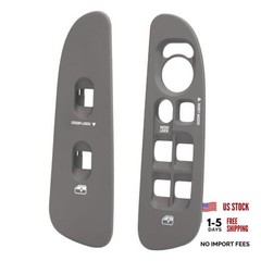 Driver & Passenger Side Door Window Control Switch Panel Bezel Compatible with