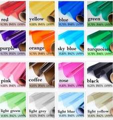 Window Glass Sticker Solar Film Decor Transparent Self Adhesive Vinyl Frosted