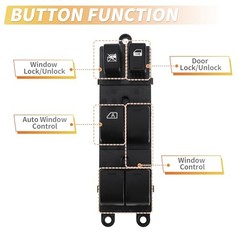 Front Left Driver Side Power Window Switch for Nissan Sentra 2007-2012 for