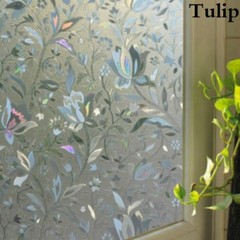 Bathroom Home Glass Window Privacy Film Sticker PVC Frosted Decor Self Adhesive