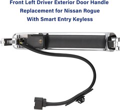 Exterior Chrome Door Handle Front Left Driver Side for Nissan Rogue 2010-2013,wi