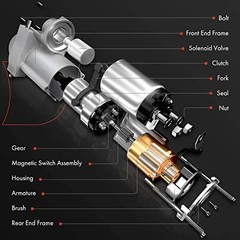 Starter Motor Compatible with Lexus GS300 2006 3.0L, GS350 07-15 3.5L, IS250