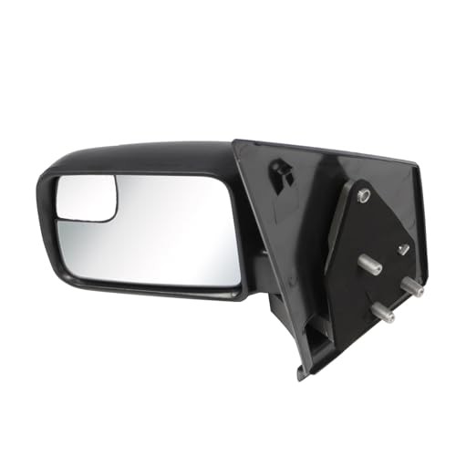 Black Left Side Mirror Assembly Compatible with 2011-2013 Transit Connect Side