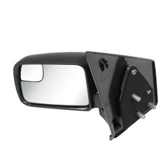 Black Left Side Mirror Assembly Compatible with 2011-2013 Transit Connect Side