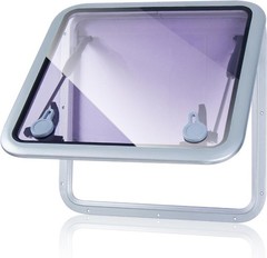 22.5″x22.5″ Anodized Aluminum Push Out 15mm Deck Hatch Boat Yacht Square