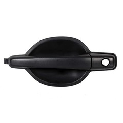 ECOTRIC Outside Door Handle Black Textured Compatible with 2004-2011 Mitsubishi