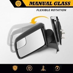 Left Side Mirror Assembly For Transit Connect 2011-2013 Black