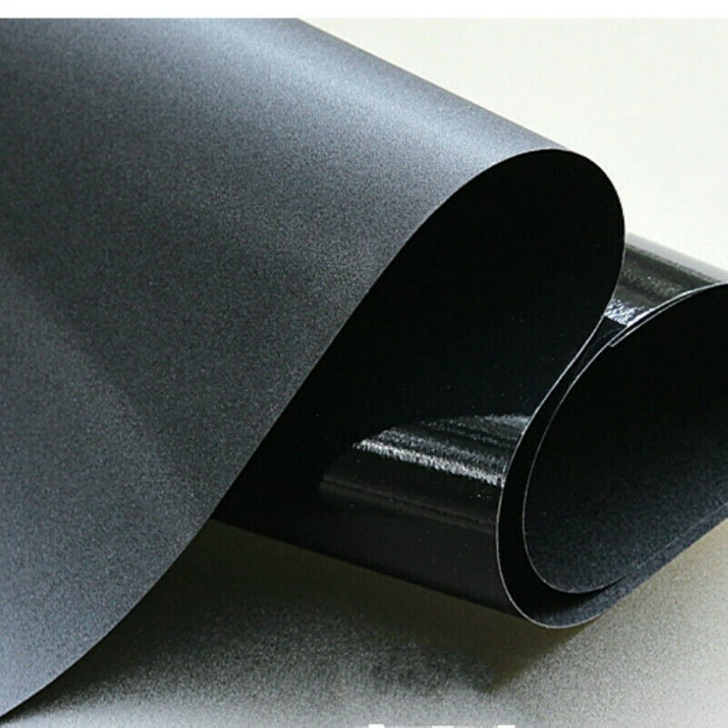 Static Glass Window Door Sticker Film Frosted PVC Black Privacy Decor New