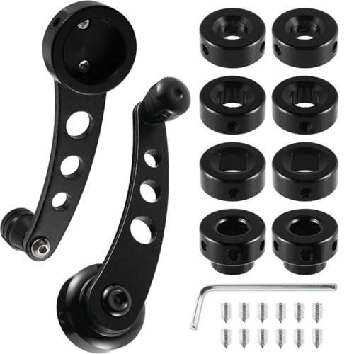 Universal Car Window Handle Winder Riser, Window Crank Window Cranks, Black