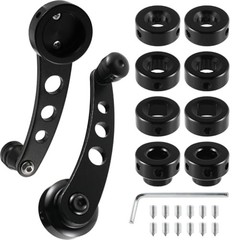 Universal Car Window Handle Winder Riser, Window Crank Window Cranks, Black