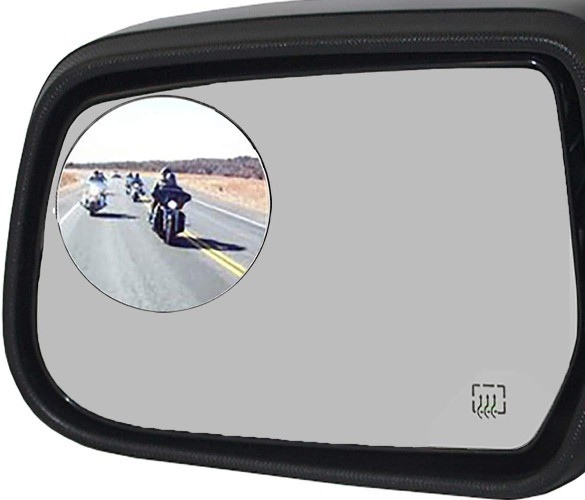 3″ Aluminum Frame Round HD Glass Convex Wide Angle Rear View Mirror 1 piece