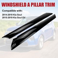 FEXON Windshield A-Pillar Trim Molding Set Compatible with 2014-2019 Kia Soul…