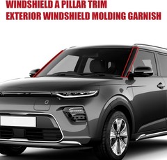 FEXON Windshield A-Pillar Trim Molding Set Compatible with 2014-2019 Kia Soul…