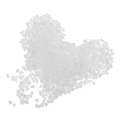1 Pack Durable White Fusible Glass Pieces for DIY Mosaic and Jewelry Art