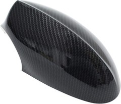 Pair of Carbon Fiber ABS Rear View Door Side Mirror Cover Cap for 3 Series E90 E