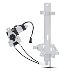 Power Window Regulator with 2-Pin Motor Assembly Compatible Rear Driver Side