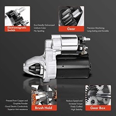 A-Premium Starter Motor Compatible with Mercedes-Benz C230 2003-2005 1.8L,