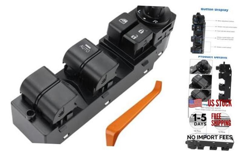 Automatic Power Master Window Switch Compatible with Mazda 3 2.0L 2.5L L4