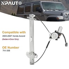 Power Window Regulator with Motor Replacement for 2003 2004 Front Driver Side