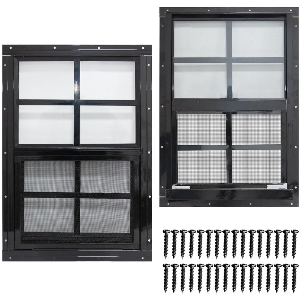 Fiberglass Screen Shed Windows – 2 Pack