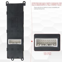 Power Window Switch Driver Side – Compatible with Kia Forte Forte5 2014 2015