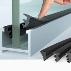 Rubber Window Door Gasket Seal Strip Glass Fixed Repair Seal Waterproof Layer