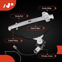 Power Window Regulator with Motor Compatible with Honda Front Driver (LH)