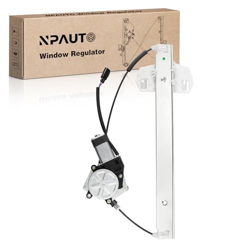 Power Window Regulator with 2-Pin Motor Replacement for 07-17 Front Driver Side