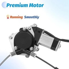 Rear Left Driver Side Power Window Regulator with Motor Compatible with Ford