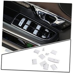 Car Window Glass Lift Button Trim Cover Sticker Fit for Jaguar XF 2012-2015,
