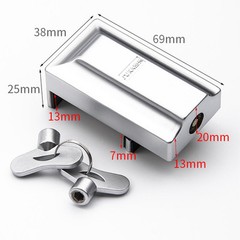 Sash Security Key Lock Sliding Doors Restrictor Child Safety Anti-theft Stopper