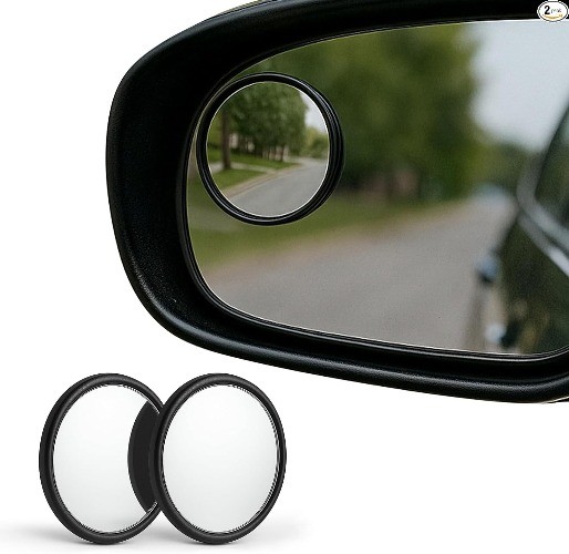 Blind Spot Mirrors for Cars Trucks and SUVs 2 Pack HD Glass Wide Angle Convex Re