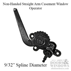 Peachtree Ariel Casement Window Non-Handed Straight Arm Operator – Black