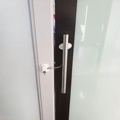 1 Set Child Safety Lock Refrigerator Lock for Fridge Cabinet Drawer 26cm Oval