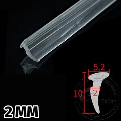 PVC Window & Door Wedge Gasket Double Glazing Rubber Repair Seal PVC For 2mm-5mm