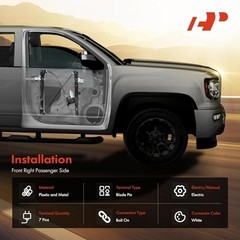 Electric Power Window Regulator with Motor Compatible with Front Passenger